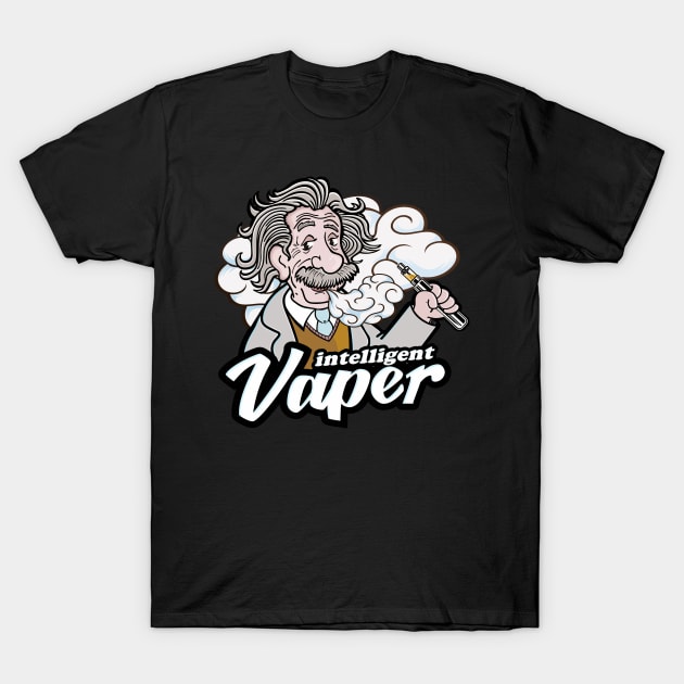 Intelligent Vaper, Einstein T-Shirt by chrisbeen